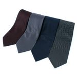 MAESIO GNA4048 Standard (8cm) Solid Basic Slim Semi-Formal Classic Business Necktie